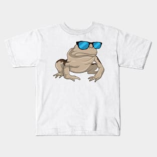 Frog Sunglasses Kids T-Shirt